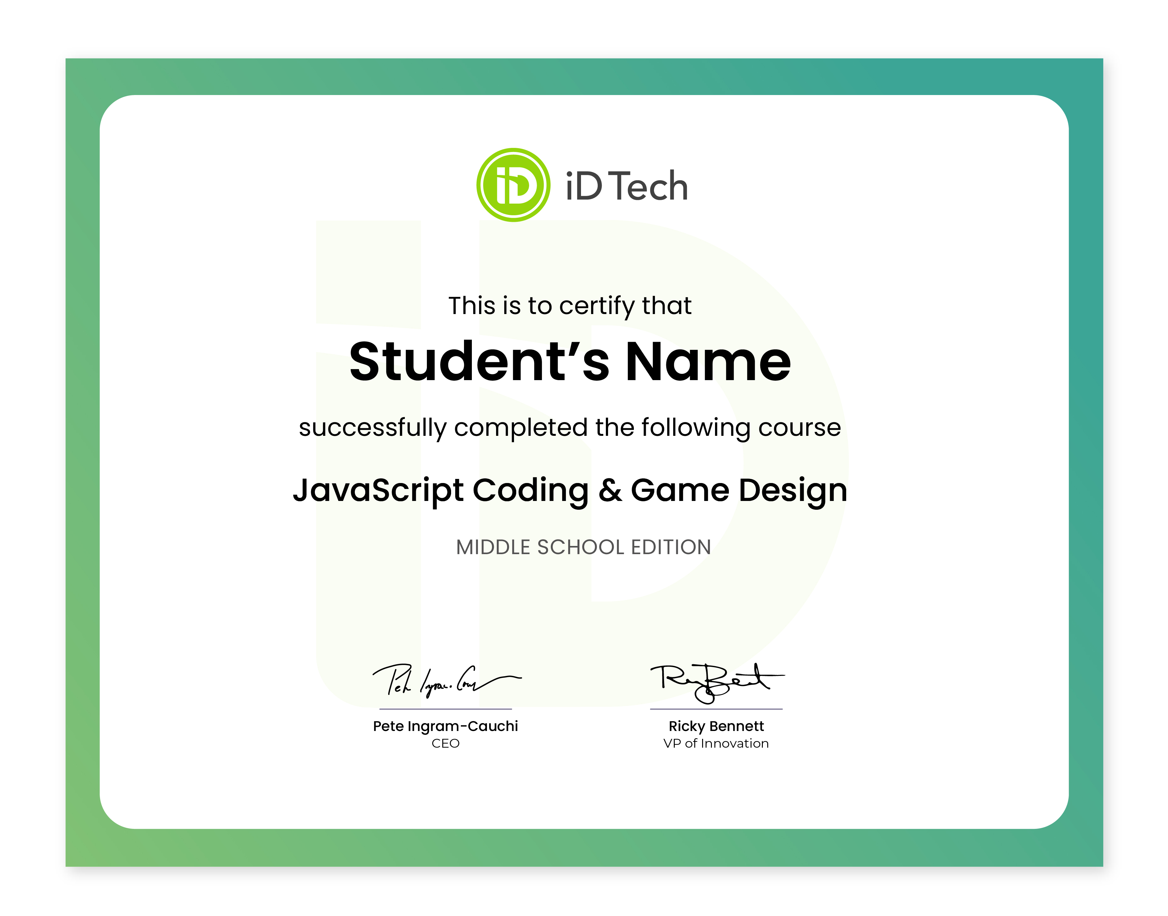 Computer Science with JavaScript Coding & Game Design (Middle School ...